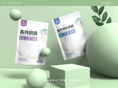 胖駱駝X昂格沁|奶制品包裝設(shè)計